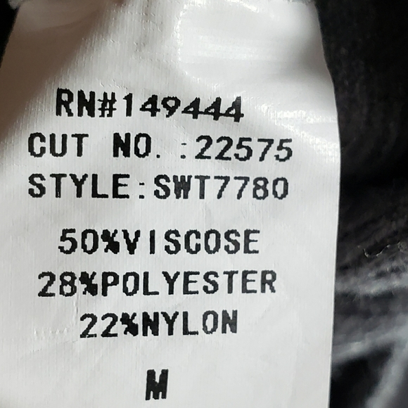 Anthro Ember Gray Sweater with Embroidered Cut Outs & Pearls Sleeve - Picture 8 of 12